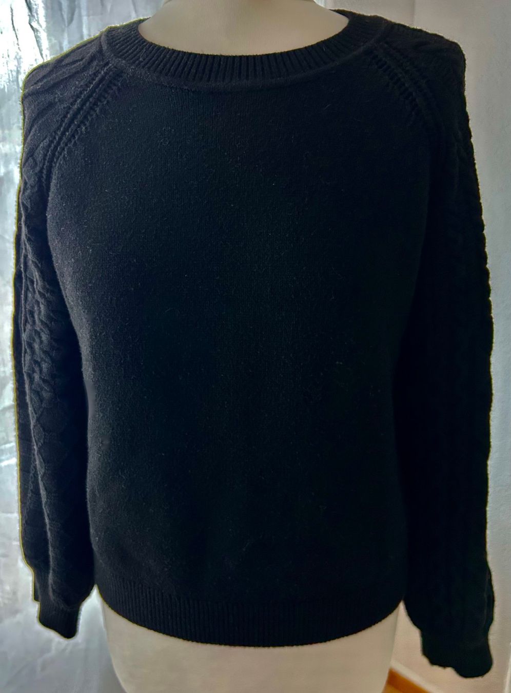 Desigual Maglioni & Felpe: DESIGUAL Strickpullover Pulli Pullover, M 38, schwarz – Usato da Zürich venduto da DepotCharity 2