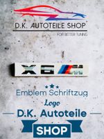 BMW X6M Emblem Logo Schriftzug in Chrom Neu