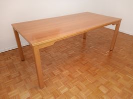 Esstisch aus Massivholz lackiert, 190x95cm, in gutem Zustand