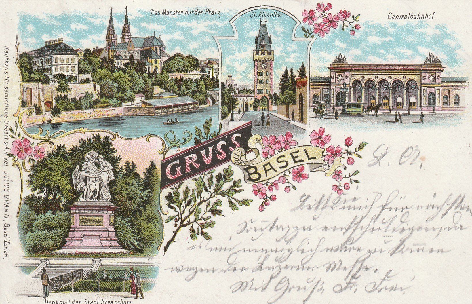 Ansichtskarten: Basel Litho – Gebraucht aus Rorschacherberg von fratovi2
