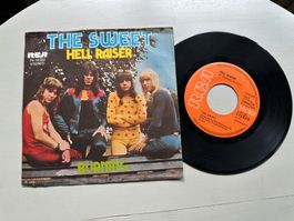 SWEET tolle Single Hell Raiser Top Hit 1973 Glam Hard Rock