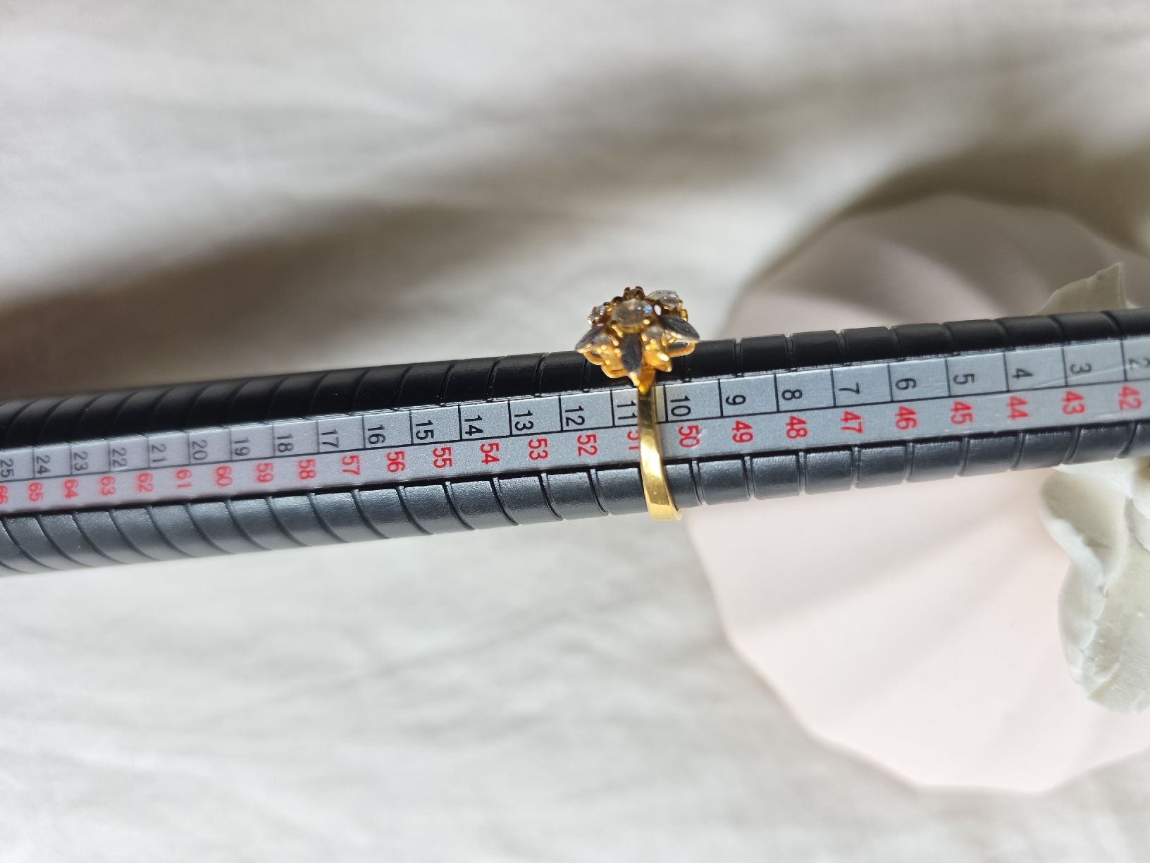 Anelli: Gold Ring 18 karat mit Diamanten – Nuovo (secondo la descrizione) da Effretikon venduto da rinuom01 5