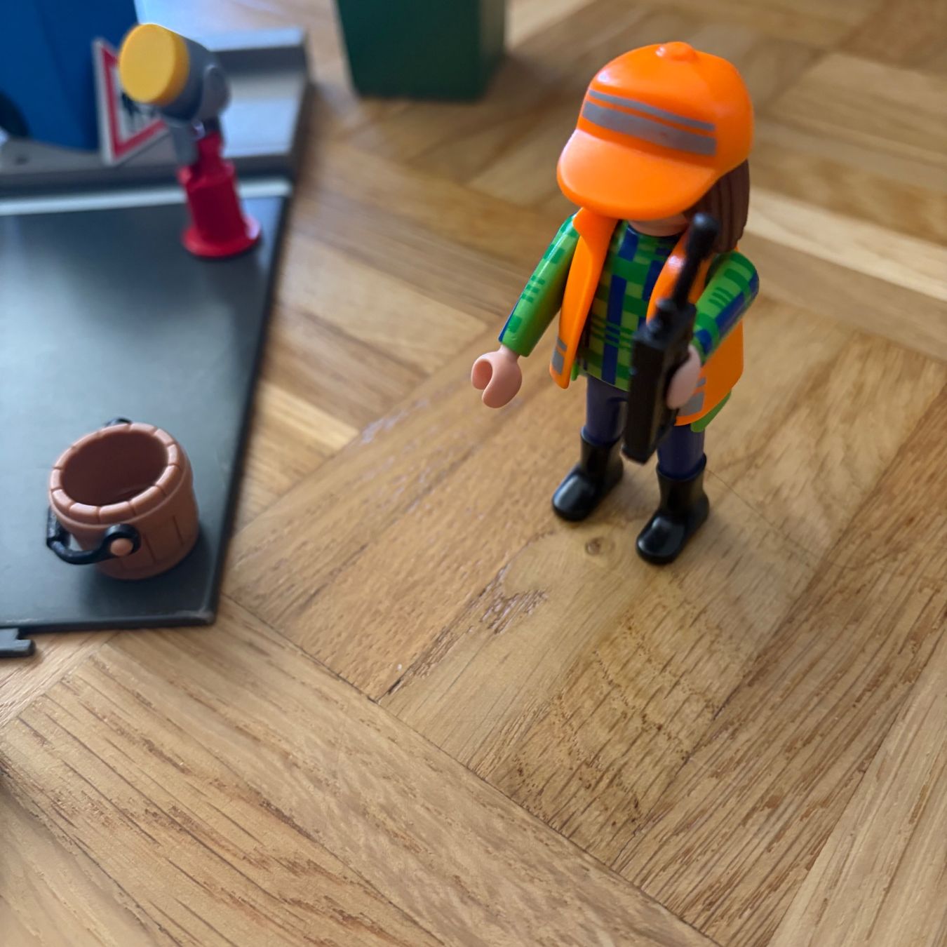 Playmobil Giocattoli: Strassenarbeiter mit ZUbehör – Usato da Gossau ZH venduto da Daniela710 1