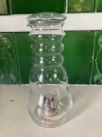 Sommer-Karaffe aus Glas, Vintage Design, Top Zustand!