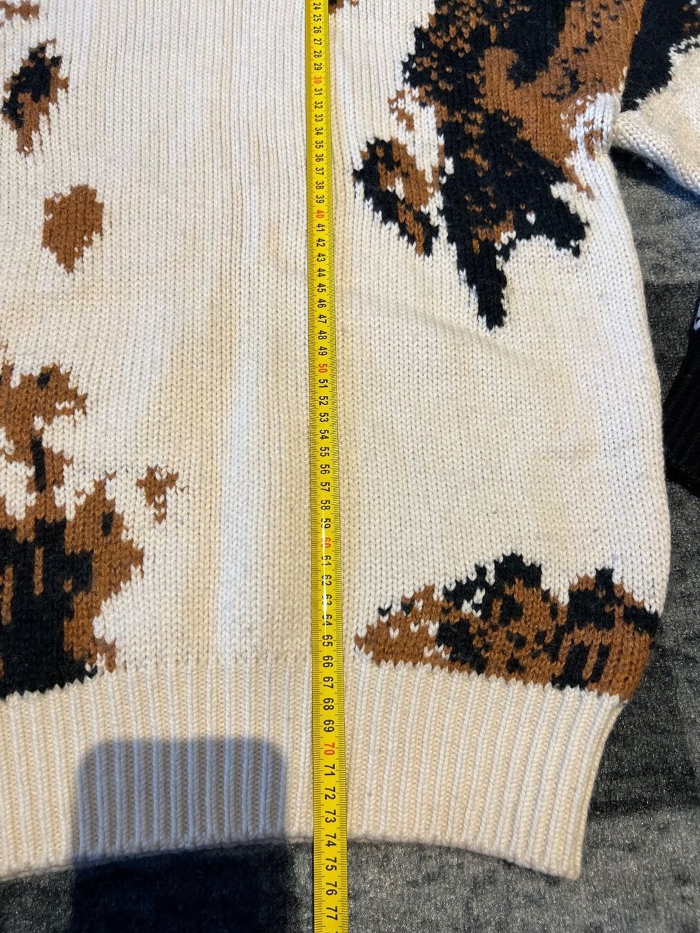 Maglioni & Felpe: Dicker Winter Herbst Pullover Frauen Braun weiß Gr L – Usato da Frenkendorf venduto da Style365 8