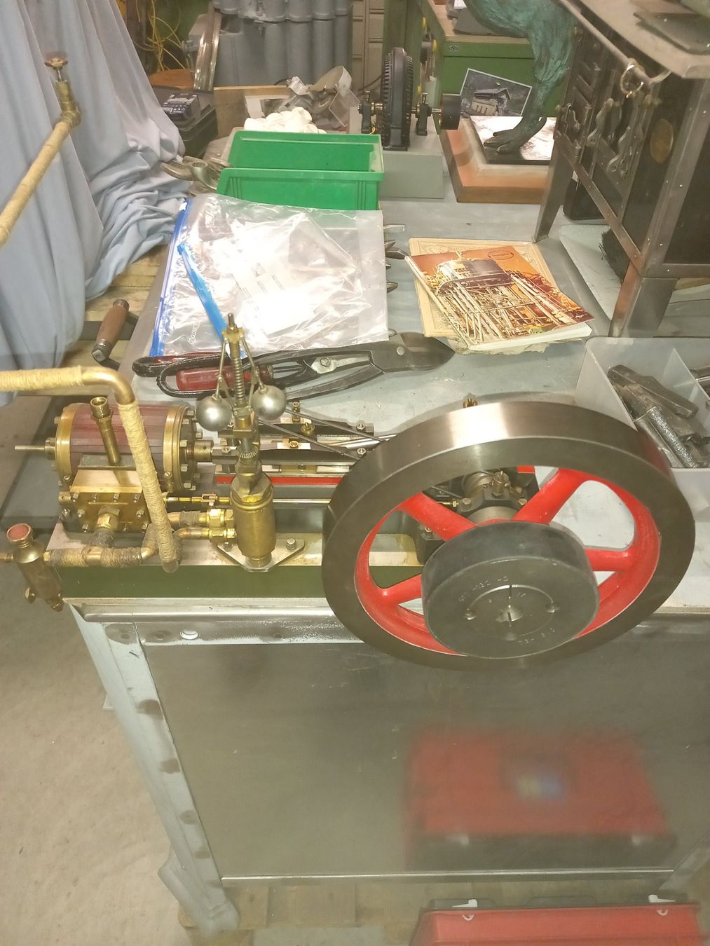 Kit di modellismo & Modellini statici: Dampfmaschine HS156 HOLZAPFEL – Usato da Brunnen venduto da Ofen21 5