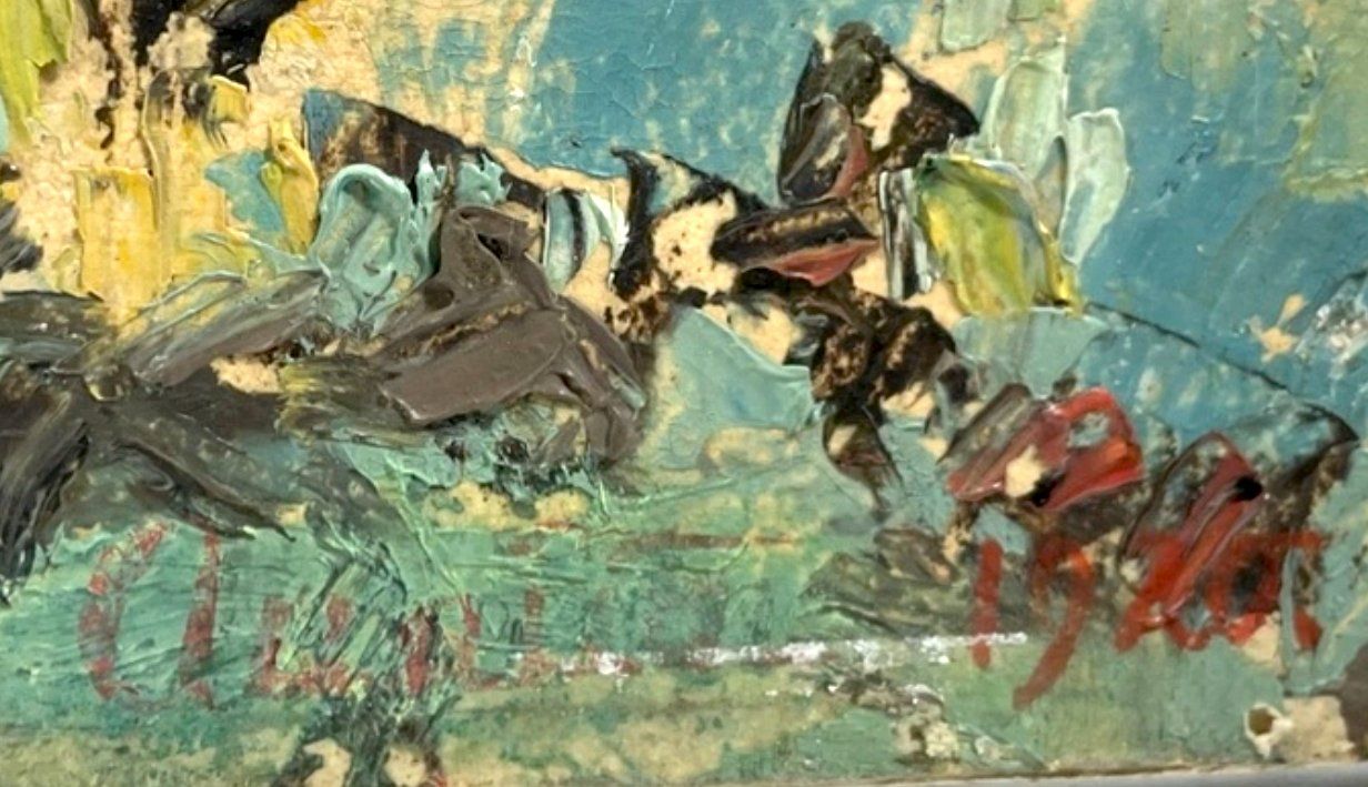 Gemälde: 🌟TOP Gemälde Impressionismus Landschaft signiert 1920🌟 – Gebraucht aus Gebenstorf von Startaler 8