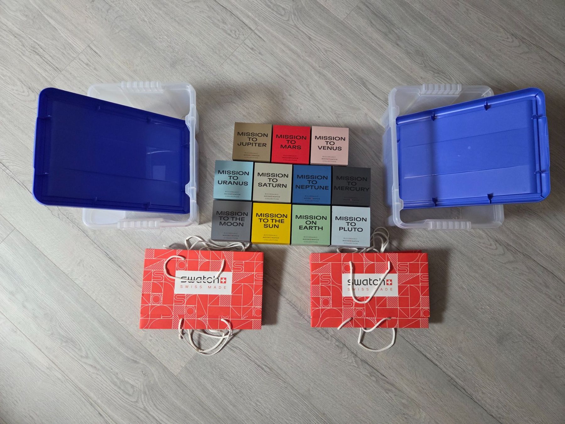 Swatch Orologi: OMEGA X SWATCH MOONSWATCH – Full Set!! – Nuovo e nell'imballaggio originale da Bösingen venduto da Knaegu 1
