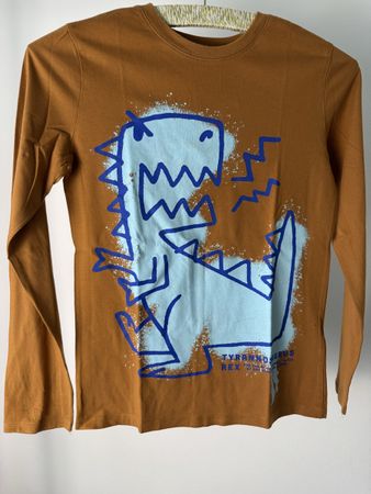 H&M Langarmshirt Dinosaurier Grösse 134/140 neuwertig