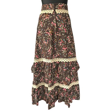 Jupe Rock Stufenjupe S Hippie Made in England VINTAGE 1970s
