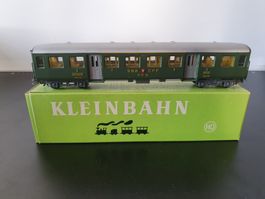 KLEINBAHN:DC:HO: SBB LEICHTSTAHL PERSONENWAGEN AB GRÜN OVP