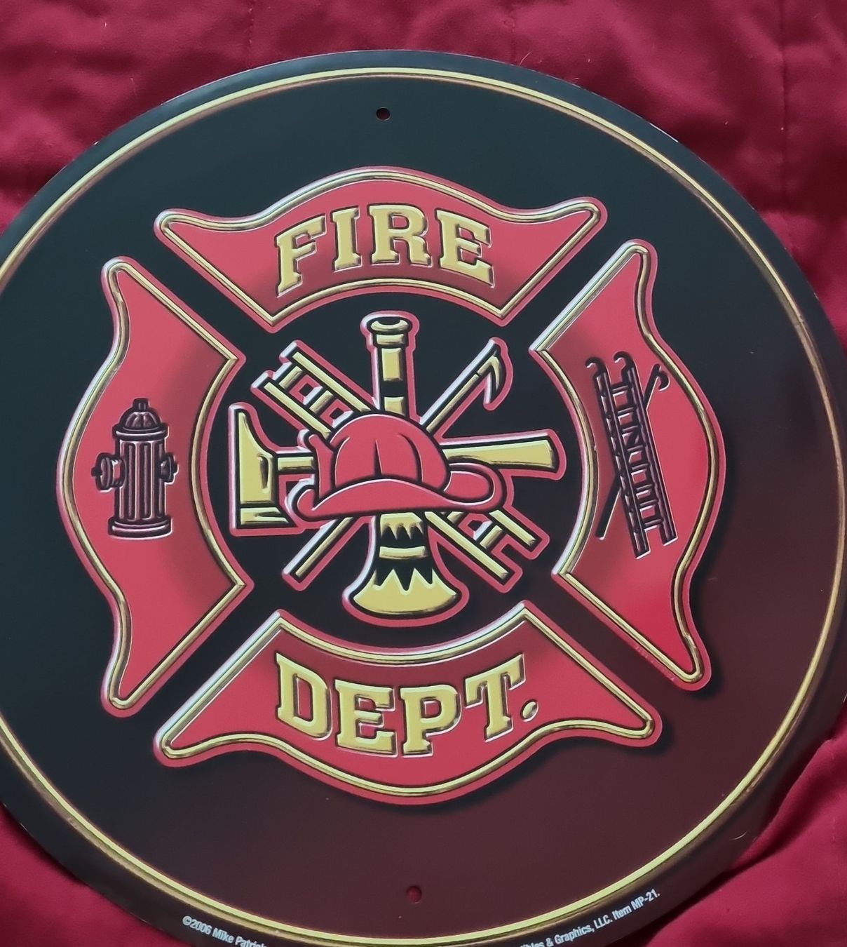 Schilder: Feuerwehr Deko-Blechschild – Gebraucht aus Thierachern von rob_xm6d