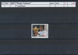 2007 "Roger Federer", ** postfrisch