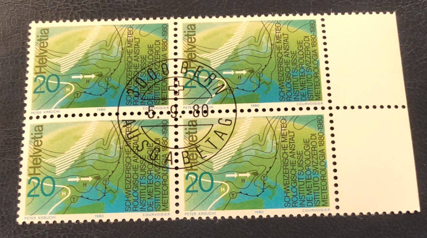 Tutti i francobolli: 4 er Block Nr.642 mit Vollstempel Bern – Usato da Aarau venduto da Billa007