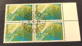 4 er Block Nr.642 mit Vollstempel Bern