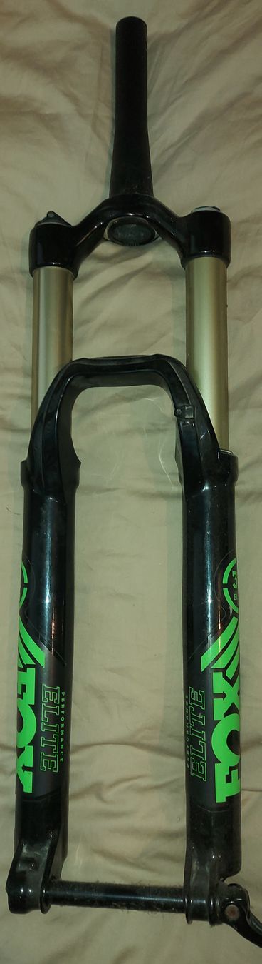 Fox Pezzi di ricambio: Fourche VTT Fox Float Elite, noir & vert – Usato da Genève venduto da Keza 3