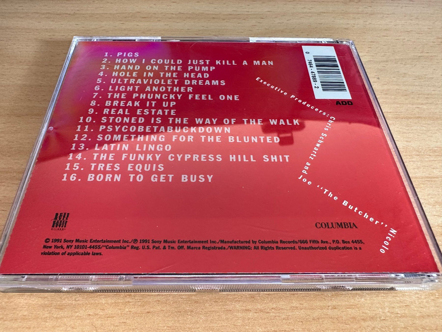 CD: Cypress Hill – Cypress Hill – Usato da Rikon im Tösstal venduto da Alpenmutz 1