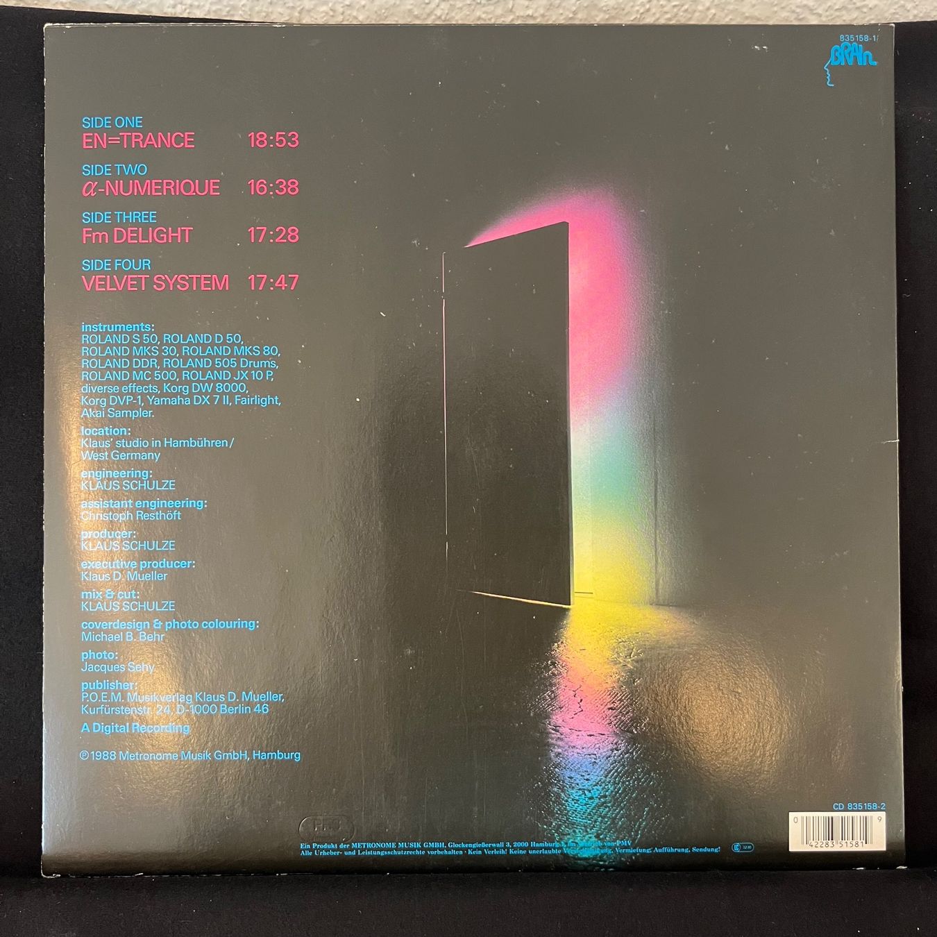 Dischi in vinile: Klaus Schulze / En=Trance (DLP) – Usato da St.Gallen venduto da Out-take 1