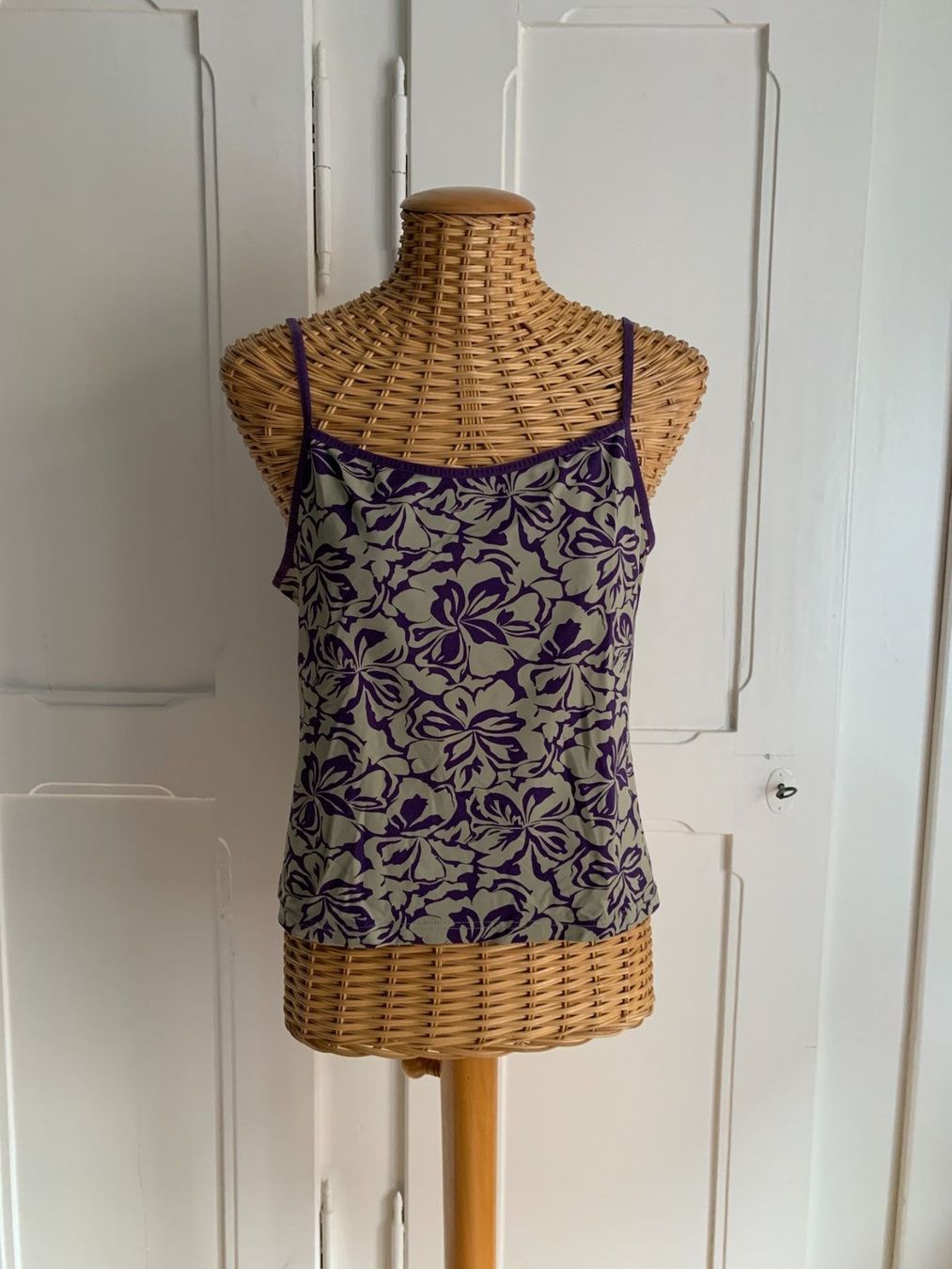 Schiesser Tops: SCHIESSER - Dessous Top gemustert L – Gebraucht aus Zürich von Diazaio