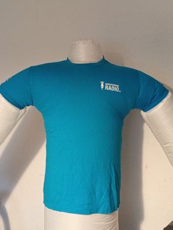 9 T-Shirts Grösse XS - M blau guter Zustand