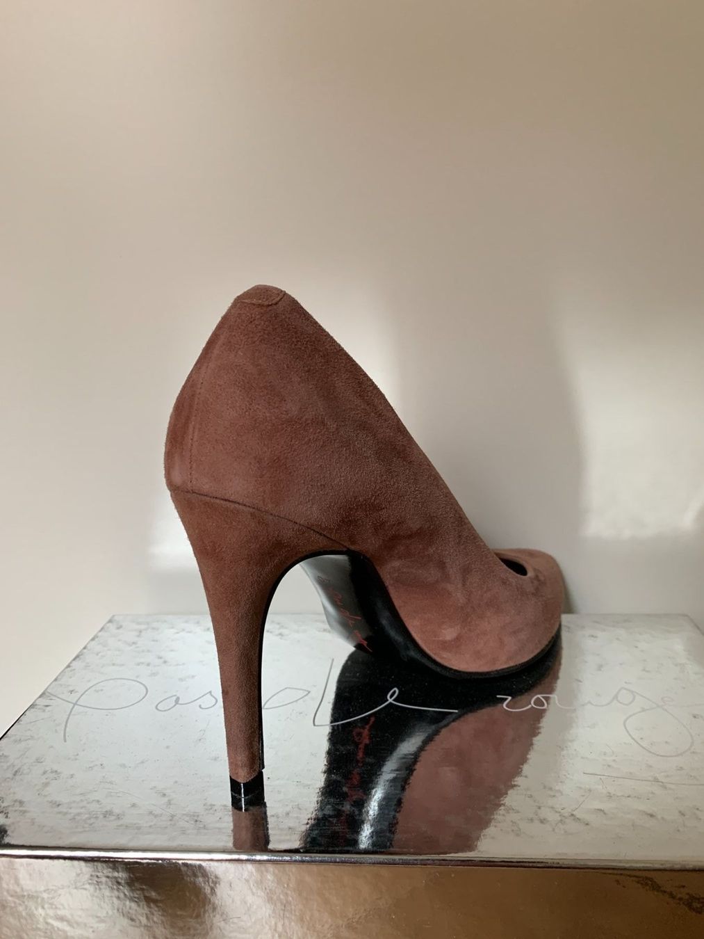 Damenschuhe: PAS DE ROUGE - Wildleder Pumps altrosa 40 – Gebraucht aus Zürich von Diazaio 2