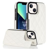 Schutzhülle Lux Etui Case Cover Leder Weiss für iPhone 15