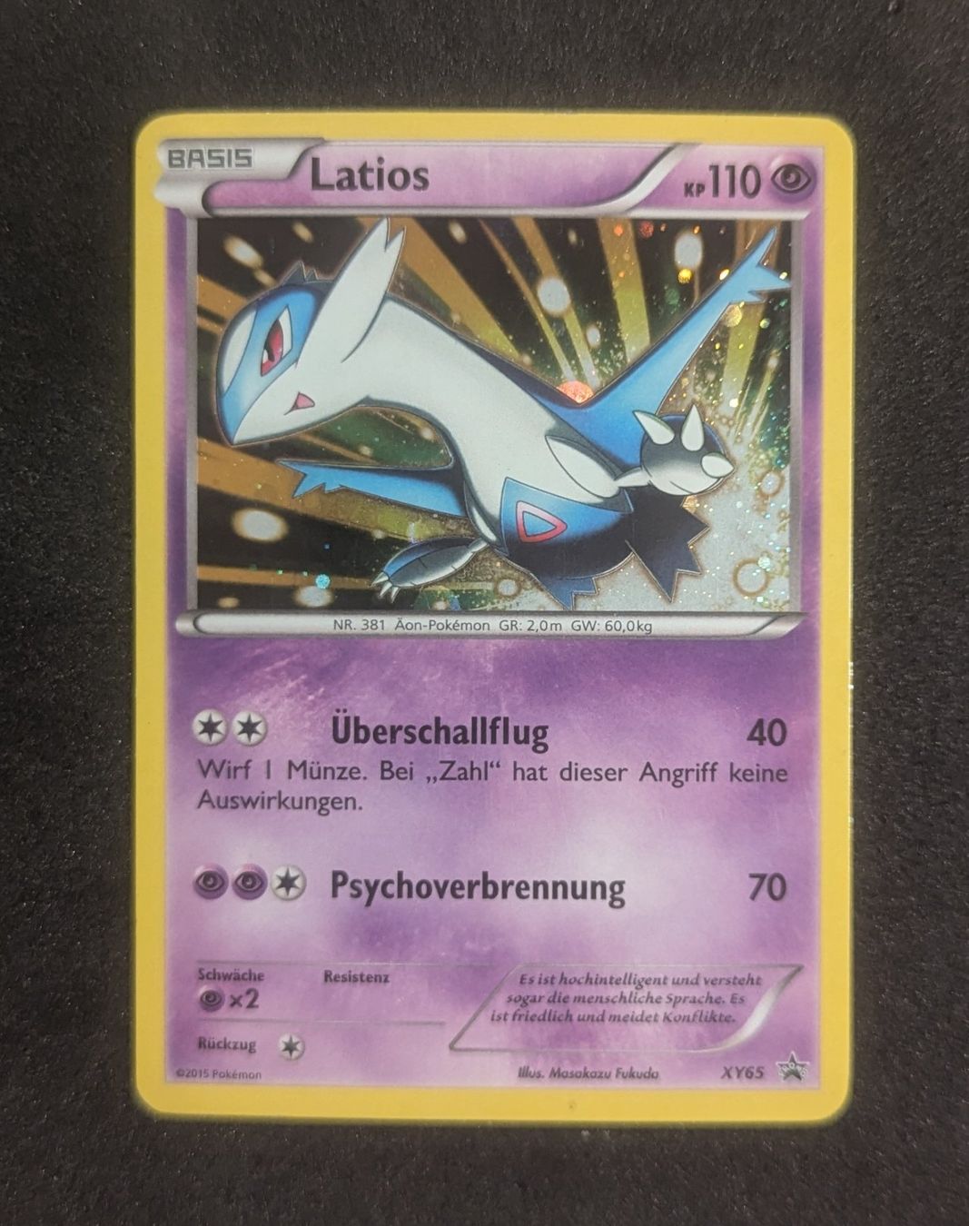 Pokémon Carte collezionabili: Latios XY Promos 65 DE – Usato da Zürich venduto da printz7