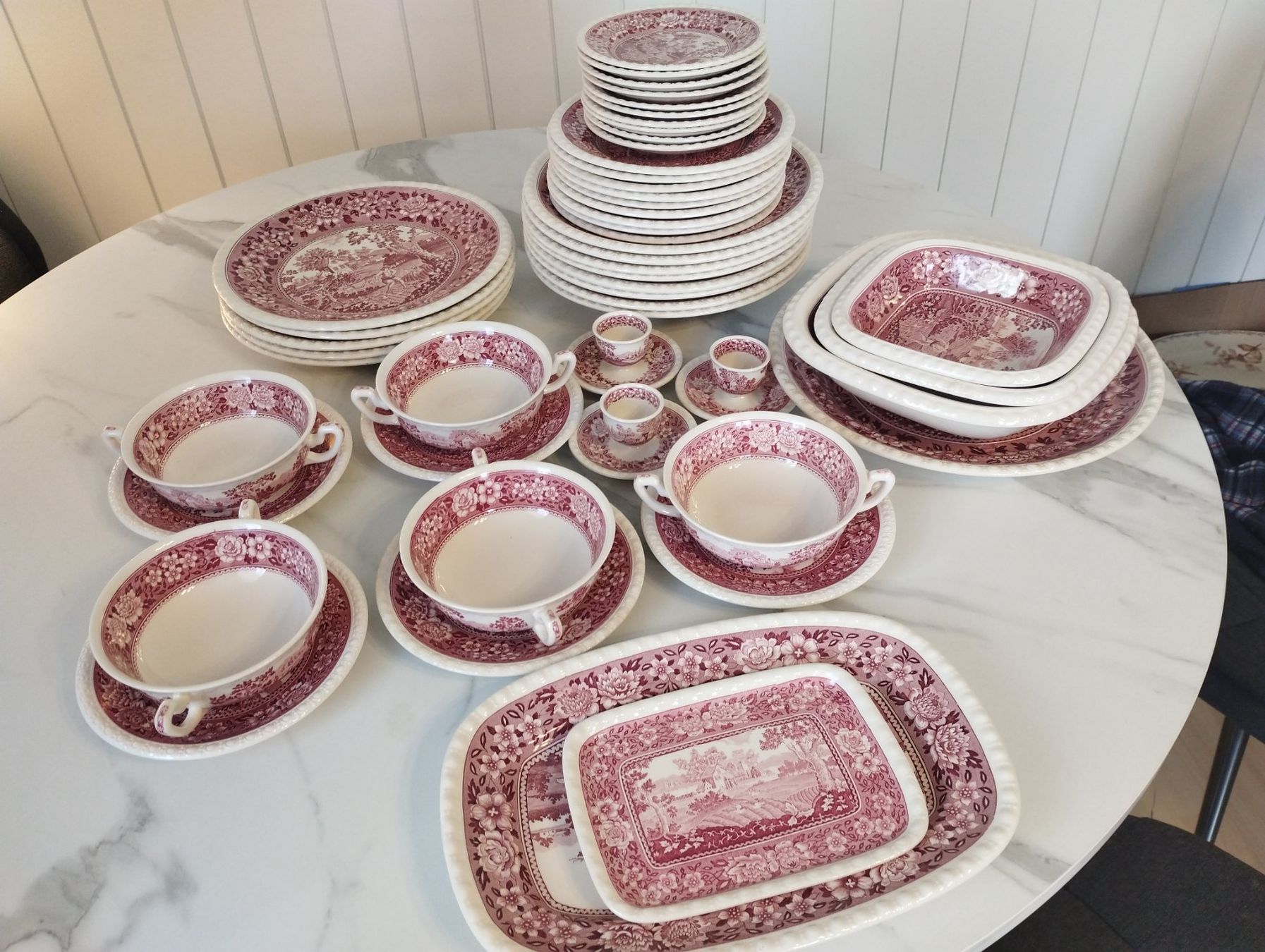 Villeroy & Boch Set di piatti: RIESIGES Service Villeroy & Boch "Rusticana Rot" AUFLÖSUNG!! – Usato da Langnau am Albis venduto da ann_68yj 3