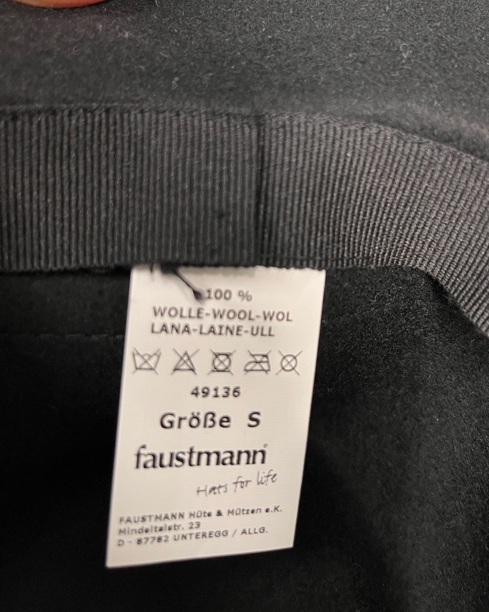 Hüte, Mützen & Caps: Faustmann Hut schwarz – Gebraucht aus Bäretswil von evi-ta 3