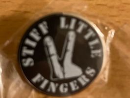 Stiff Little Fingers  -  Pin Anstecker Punk Metal Rock Band