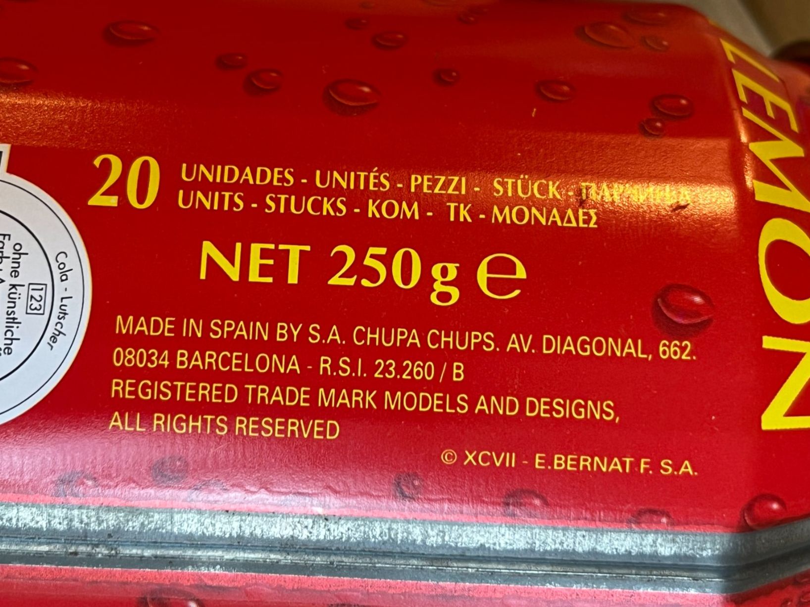 AluBox Altro in Decorazioni & Accessori: Chupa Chups Cola Dose, Blechdose, Sammlerstück – Usato da Zürich venduto da Allrounders 5