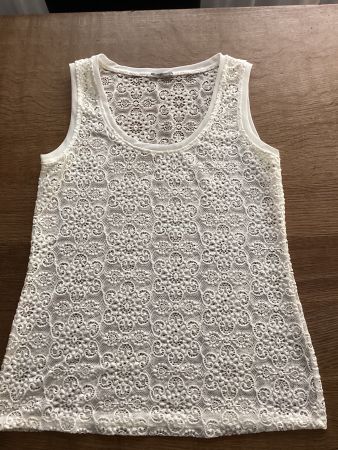 Intimissimi SPITZENSHIRT/TOP/T-SHIRT GR.S/M ecrù/weiss NEU