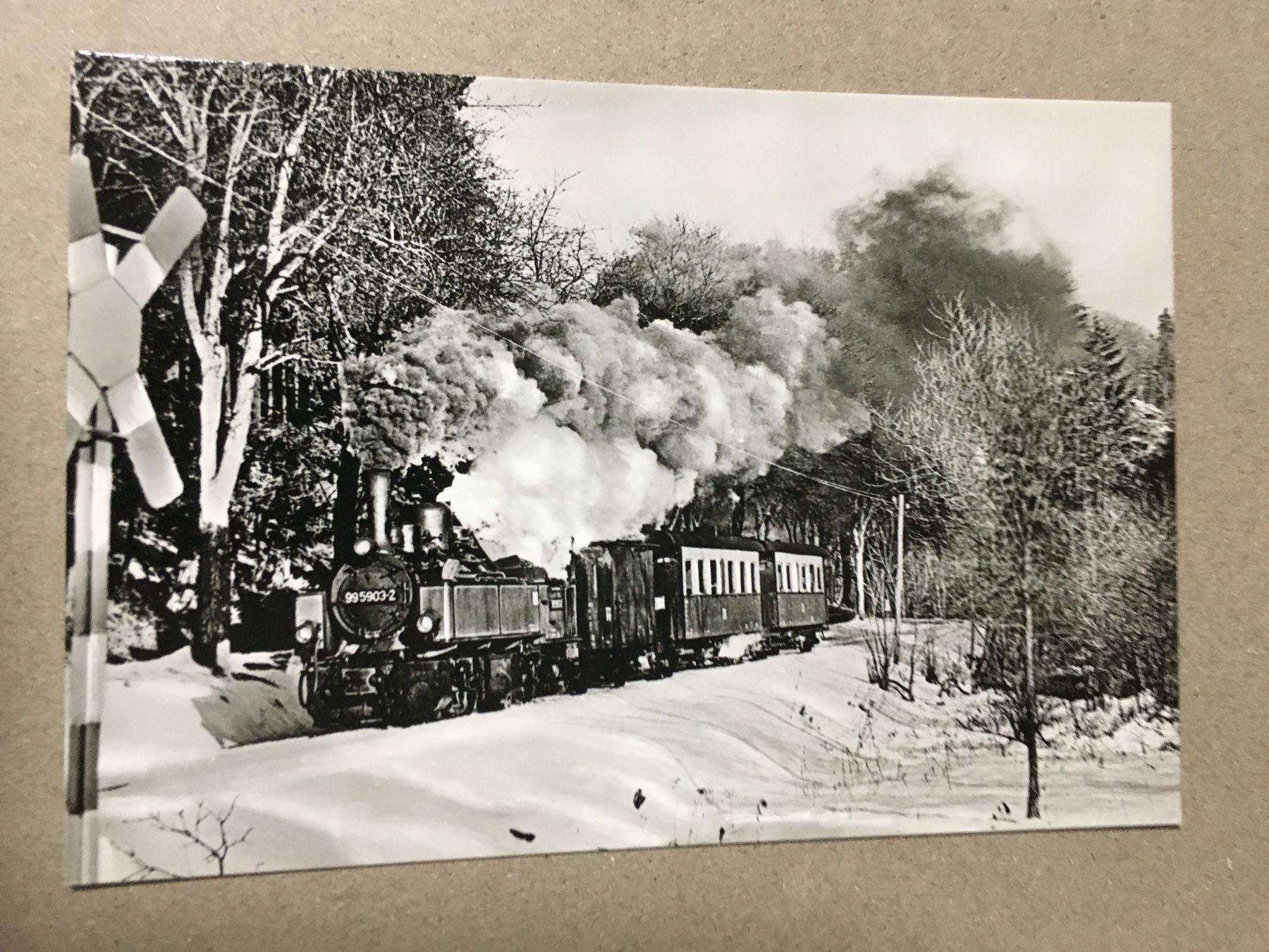 Cartoline postali: AK Bahn Harzbahn im Winter – Usato da Küttigen venduto da Melisch1000