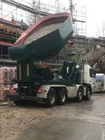 Abrollkipper Betonmulde grün gebraucht gut erhalten