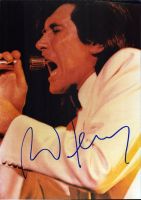Brian Ferry 1945- Autogramm Foto 13x18cm Roxy Music