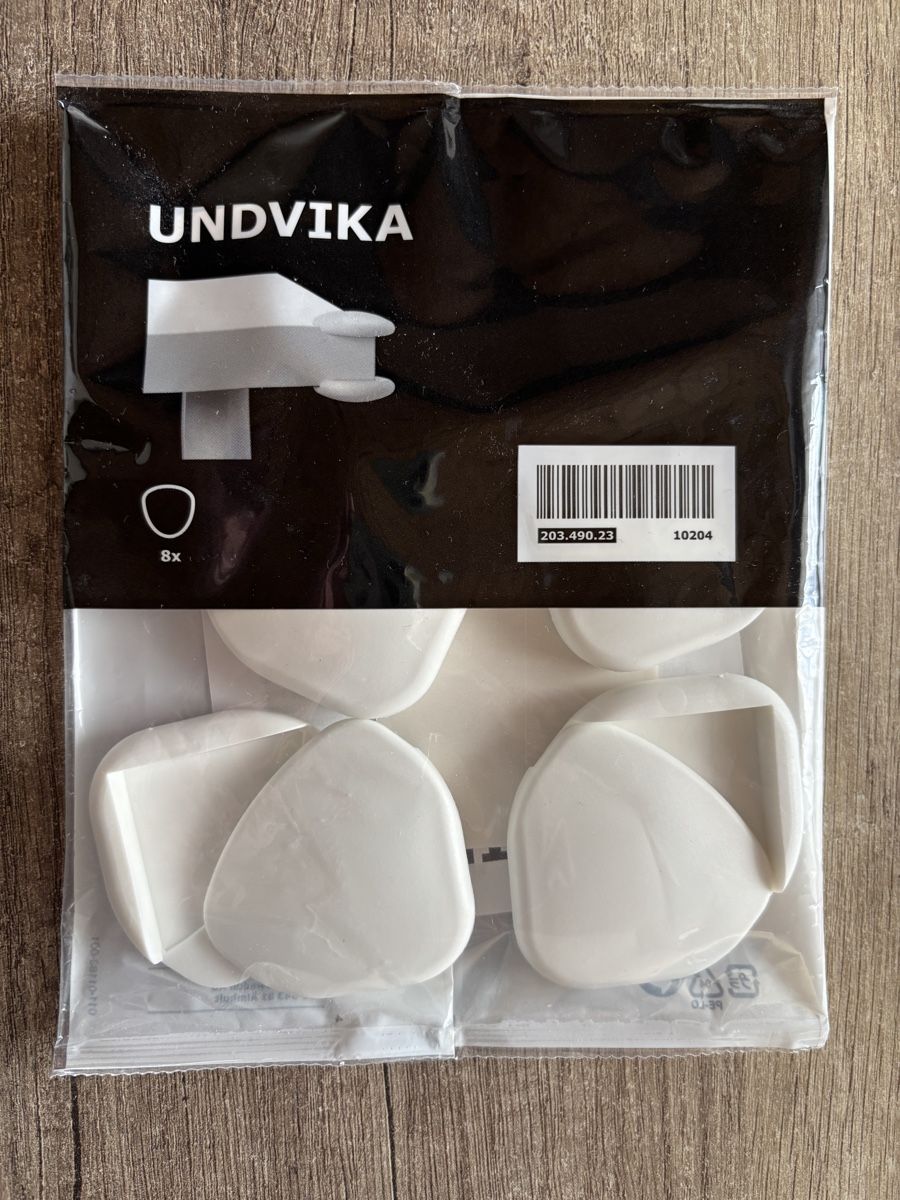 Ikea Wandhalterungen: Ikea UNDVIKA Eckschutz, weiß 8 Stück – Neu und originalverpackt aus Kappel SO von Fabruzzi