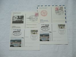 D 1984 & 1995 4 Postkarten