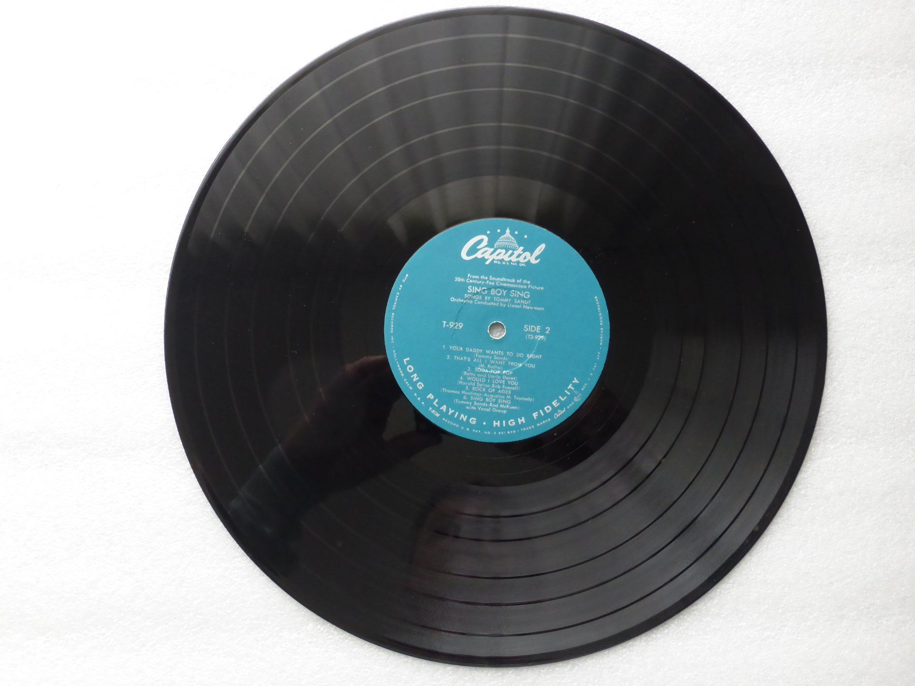 Dischi in vinile: VINYL  LP  TOMMY SANDS – Usato da Küssnacht am Rigi venduto da Sunnestrahl 2