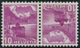1936 - Kehrdrucke - Landschaftsbilder - Abart - postfrisch**