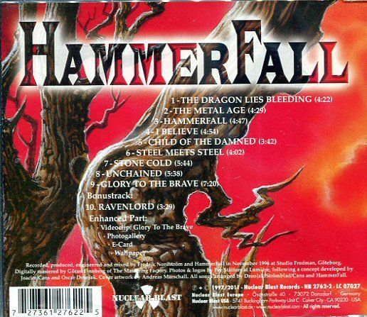 CD: HammerFall – Glory To The Brave - c – Usato da Brittnau venduto da Zibu 1