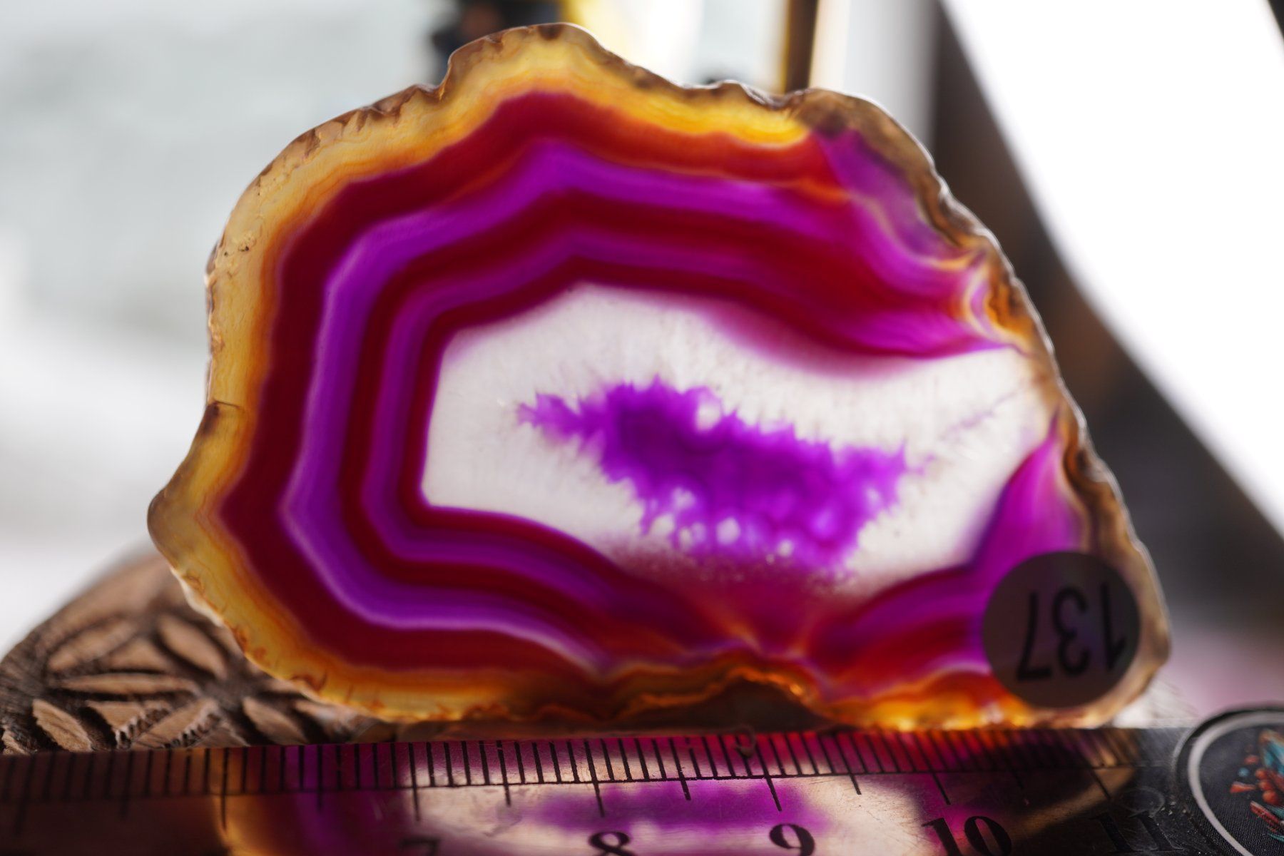Mineralien & Heilsteine: Achat  Scheibe   Wunderschön       ab  1.-     Räumung – Neu und originalverpackt aus Eschenbach SG von topstone