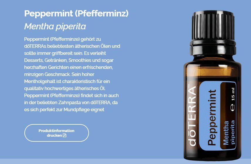 Doterra Oli essenziali: DoTerra Pfefferminzöl 15ml - Neu! – Nuovo e nell'imballaggio originale da Niederstocken venduto da Cocos_nut 1