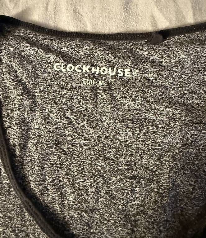 T-shirt: Clockhouse Tank Top schwarz/grau gestreift – Usato da Wädenswil venduto da dom_pz5d 2