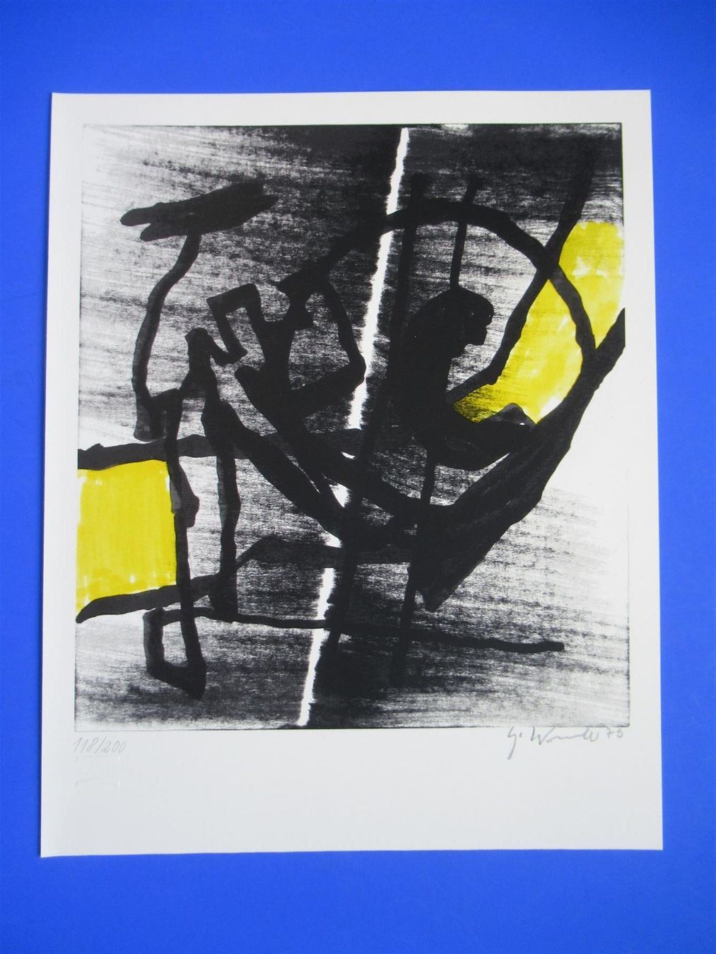 Grafica & Litografie: Fritz Winter Original Serigraphie handsigniert – Usato da Adliswil venduto da buch_und_kunst