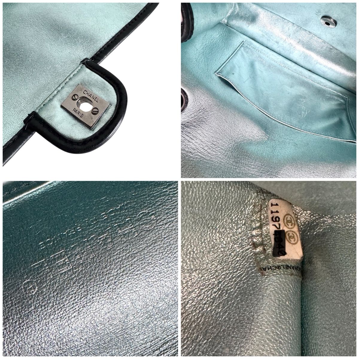 Chanel Borse da donna: CHANEL  Metallic Lambskin PVC Star Medium Single Flap Tasche – Usato da Kriens venduto da hannaandkiko 9