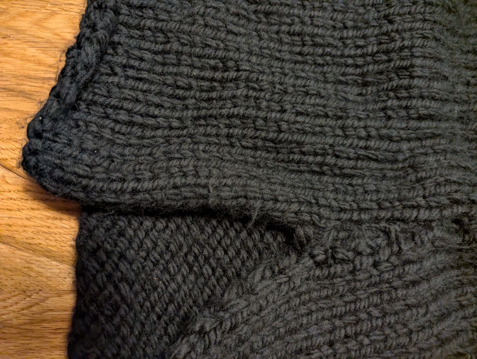 Foulards & écharpes: Warmer, handgestrickter Loop Schal aus Wolle – D'occasion à Basel par labaffe01 2