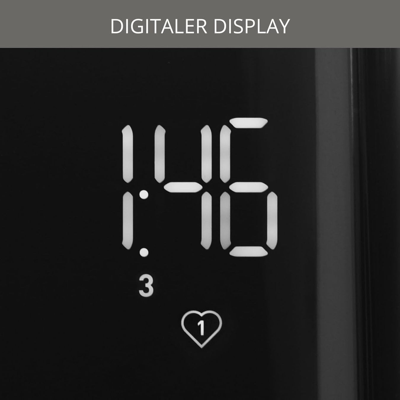 Elettrodomestici da cucina: Toaster 2 Scheiben Digitalanzeige Countdown schwarz 850 Watt – Nuovo e nell'imballaggio originale da Genève venduto da Top-Trend 5