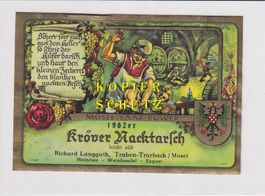 Etikette - Kröver Nacktarsch 1962 (Langguth) /bd