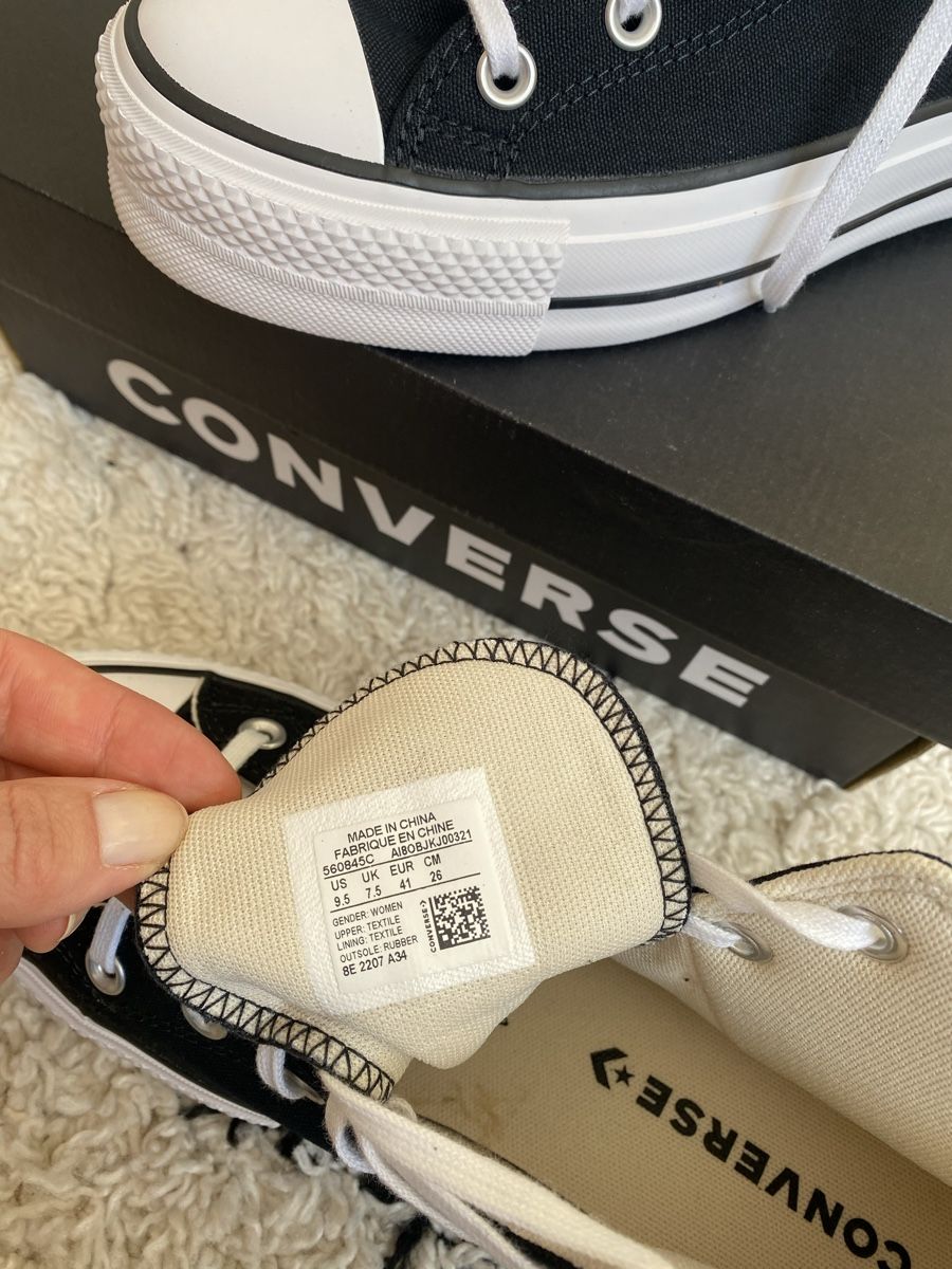 Converse Herrenschuhe: Original CONVERSE 'Chuck Taylor All Star Lift Hi' NEU – Neu und originalverpackt aus Buchs ZH von hipsternut 9
