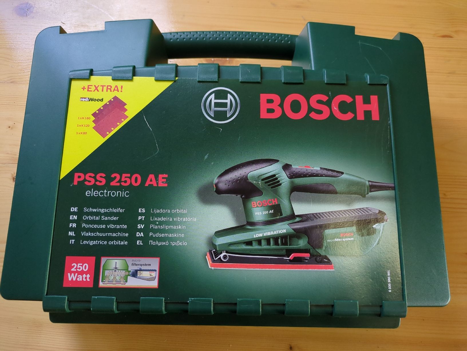 Bosch Smerigliatrici & Lucidatrici: Bosch Schwingschleifer PSS 250AE  250Watt – Usato da waltenschwil venduto da grubi88